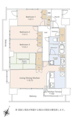 間取り図（販１マンション）　-