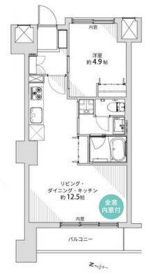 間取り図（販１マンション）　間取図