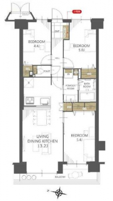 �Ԏ��}�i�̂P�}���V�����j�@�Ԏ�}