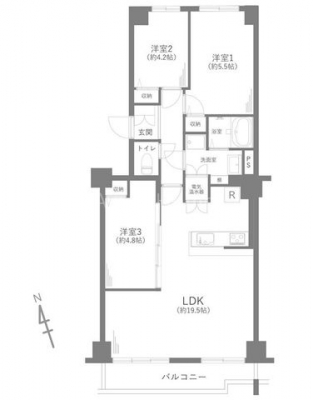 �Ԏ��}�i�̂P�}���V�����j�@-