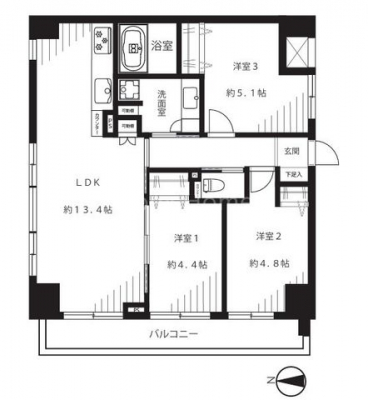 �Ԏ��}�i�̂P�}���V�����j�@-