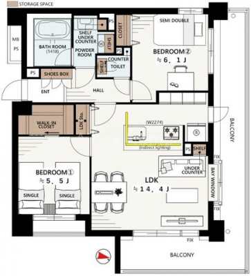 �Ԏ��}�i�̂P�}���V�����j�@-