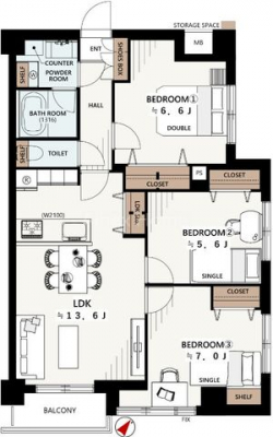 �Ԏ��}�i�̂P�}���V�����j�@-