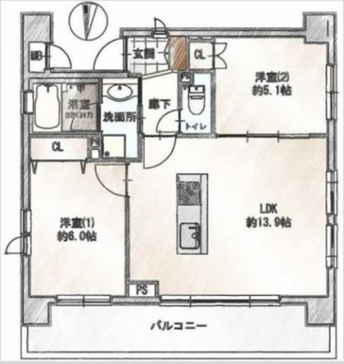 �Ԏ��}�i�̂P�}���V�����j�@-