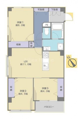 �Ԏ��}�i�̂P�}���V�����j�@�Ԏ�}