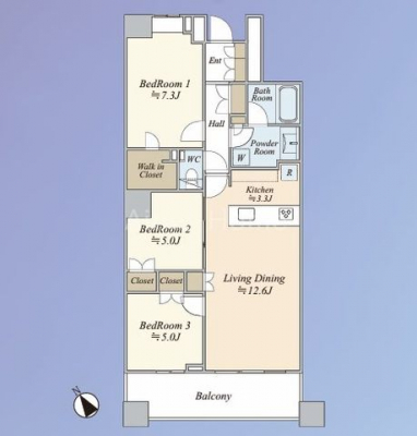 �Ԏ��}�i�̂P�}���V�����j�@-