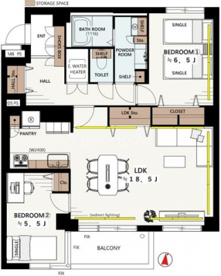 �Ԏ��}�i�̂P�}���V�����j�@-