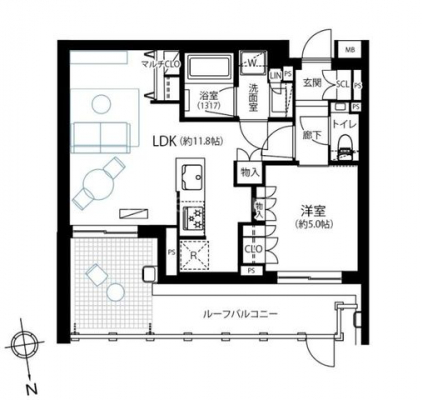 �Ԏ��}�i�̂P�}���V�����j�@-