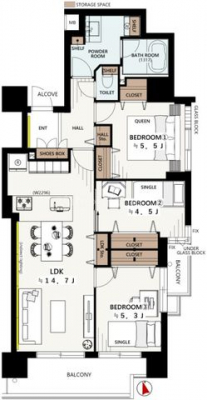 �Ԏ��}�i�̂P�}���V�����j�@-