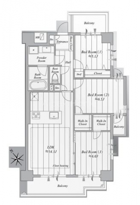 �Ԏ��}�i�̂P�}���V�����j�@-