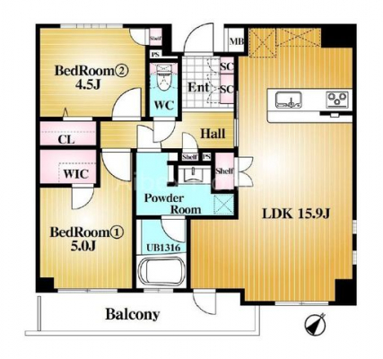 �Ԏ��}�i�̂P�}���V�����j�@-