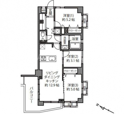 �Ԏ��}�i�̂P�}���V�����j�@-