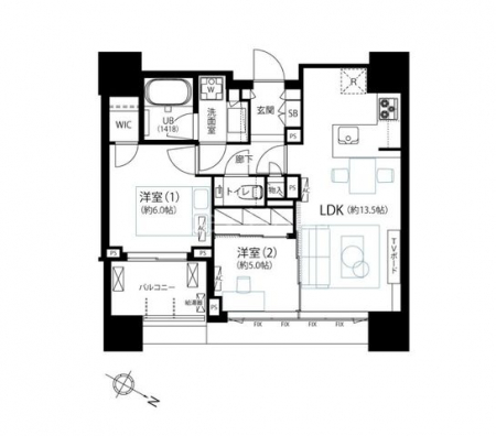 �Ԏ��}�i�̂P�}���V�����j�@-