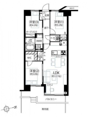 �Ԏ��}�i�̂P�}���V�����j�@-