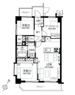 �Ԏ��}�i�̂P�}���V�����j�@-