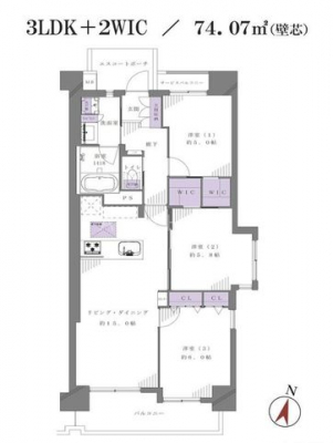 �Ԏ��}�i�̂P�}���V�����j�@�Ԏ�}