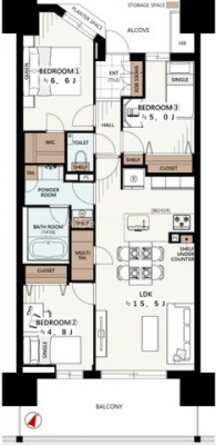 �Ԏ��}�i�̂P�}���V�����j�@-